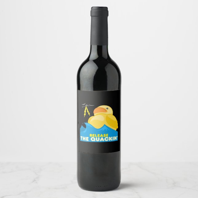 Rubber Duck Wine Label (Front)