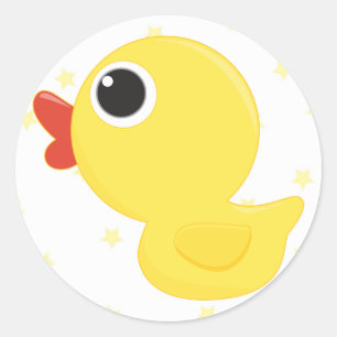 Rubber Duckie Classic Round Sticker