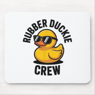 Rubber Duckie Crew Cruise Squad Summer Vacation Cr Mouse Pad