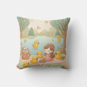 Rubber Duckie Duck Cushion