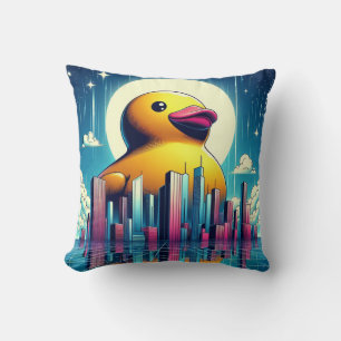 Rubber Duckie Duck  Cushion