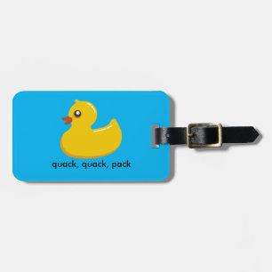 Rubber Duckie Luggage Tag