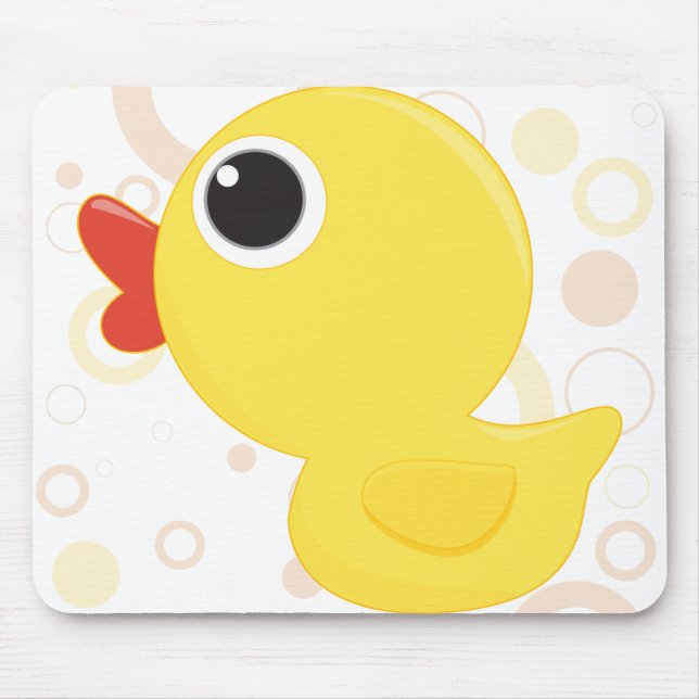 Rubber Duckie Mouse Pad (Front)