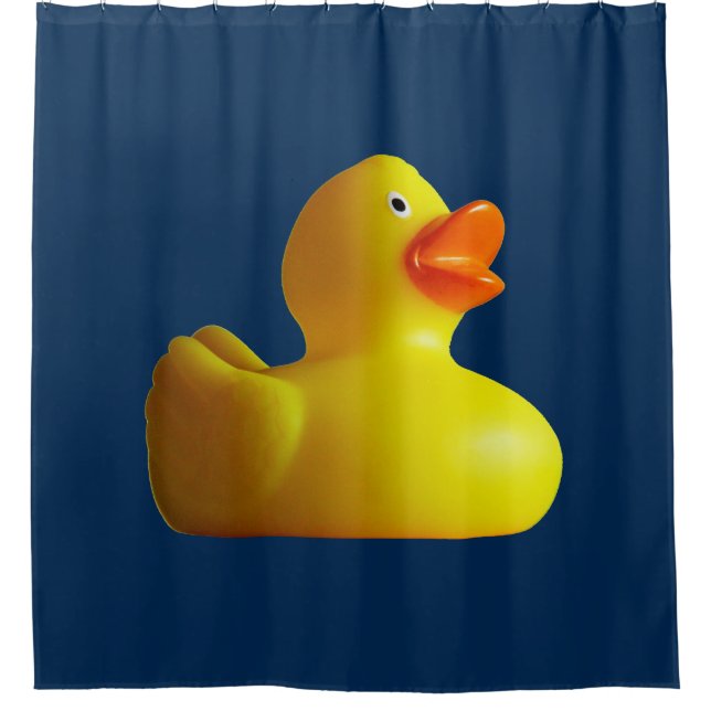 Rubber Duckie Shower Curtain (Front)