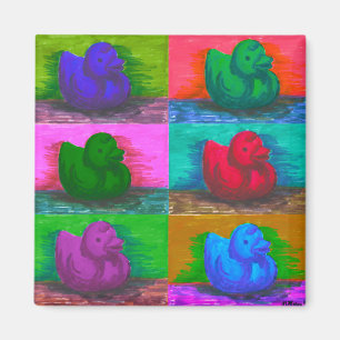 Rubber duckies magnet