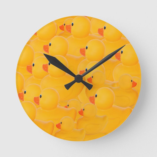 Rubber duckies - one looking the other way round clock (Front)