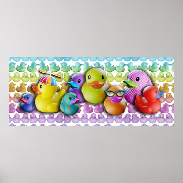 Rubber Duckies Poster, Prints (Front)