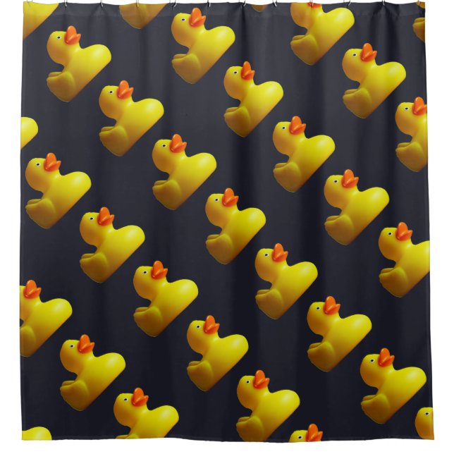 Rubber Duckies Shower Curtain (Front)