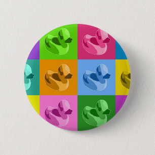 Rubber Ducks 6 Cm Round Badge