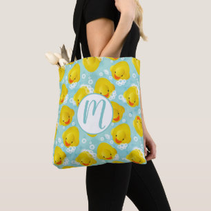 Rubber Ducks Bath Pattern Tote Bag