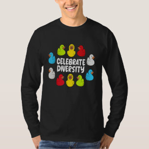 Rubber Ducks Celebrate diversity T-Shirt