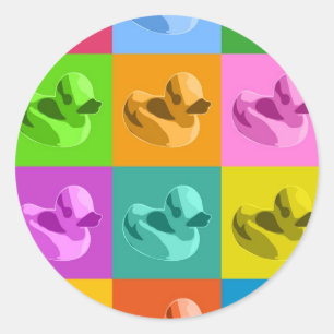 Rubber Ducks Classic Round Sticker