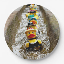 Rubber Ducks Disposable Paper Plates