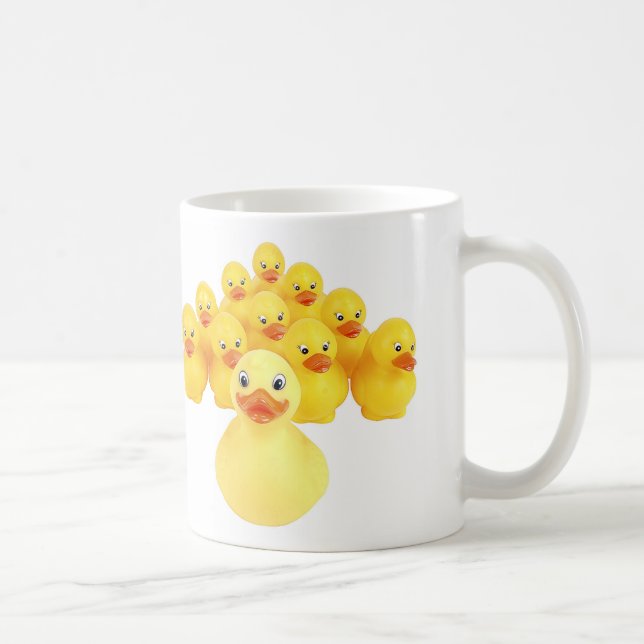 Rubber Ducks Humour Coffee Mug (Right)