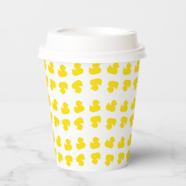 Rubber Ducks Pattern Paper Cups (Front)