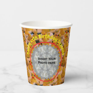 Rubber Ducks Personalised Photo Birthday Party Paper Cups