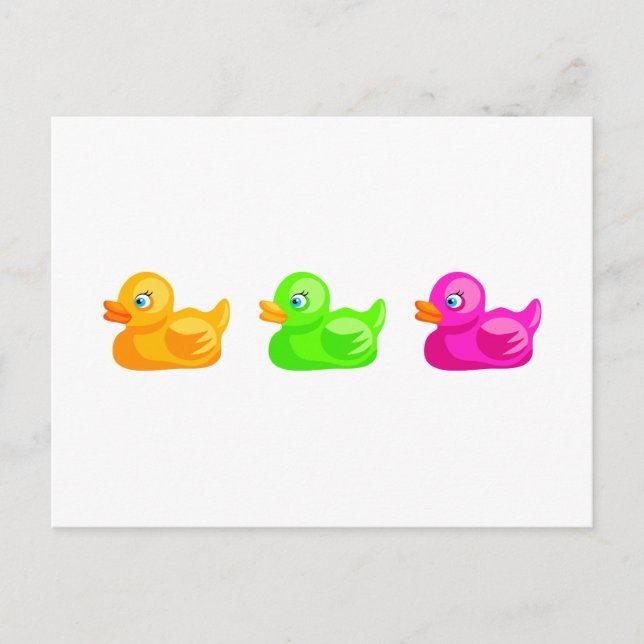 Rubber Ducks Postcard (Front)