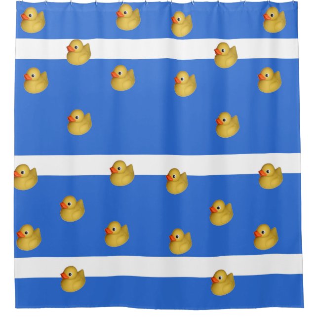 Rubber Ducks Shower Curtain (Front)