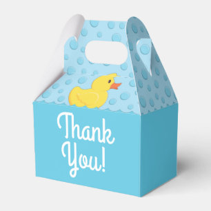 Rubber Ducky 1st Birthday Party Kids Baby Favour Box