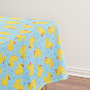 Rubber Ducky 1st Birthday Party Kids Baby Tablecloth