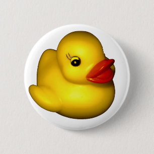 Rubber Ducky 6 Cm Round Badge