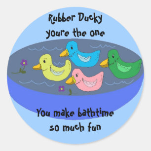 Rubber Ducky - Bathtime sticker
