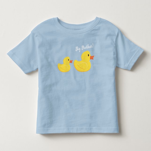 Rubber Ducky Big Sister Toddler T-shirt (Front)