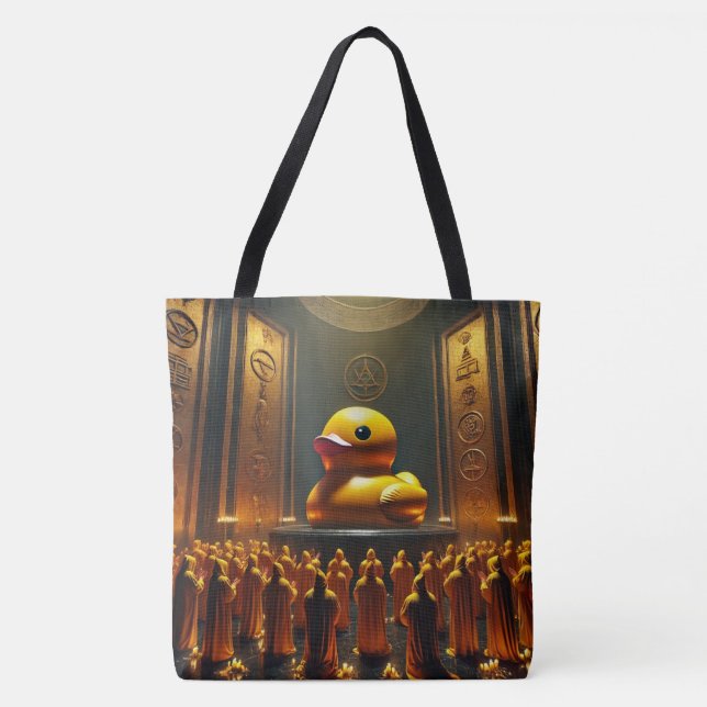 Rubber Ducky Cult Tote Bag (Front)