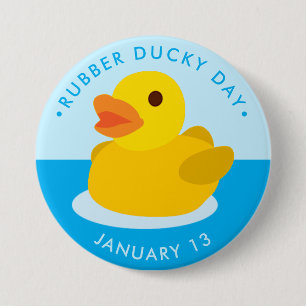 Rubber Ducky Day 7.5 Cm Round Badge