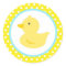 Rubber Ducky Duck Favour Stickers