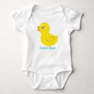 Rubber Ducky Duck Personalised Baby T-Shirt Baby Bodysuit