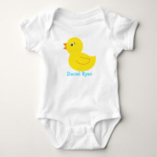 Rubber Ducky Duck Personalised Baby T-Shirt Bodysuit
