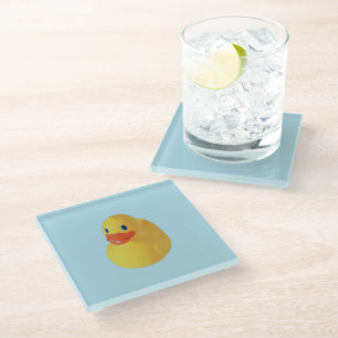Rubber Ducky Glass Coaster