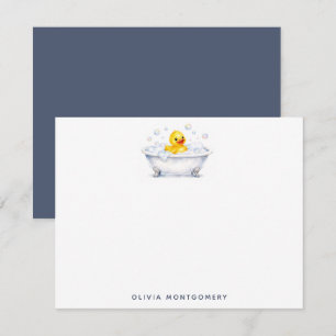 Rubber Ducky Illustration Personal Card