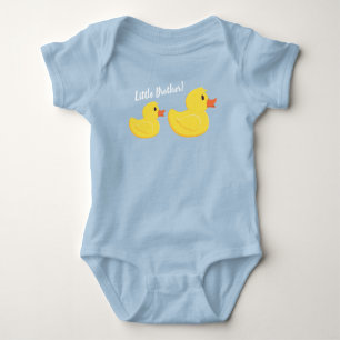 Rubber Ducky Little Brother Baby Bodysuit