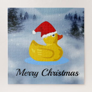 Rubber Ducky, Merry Christmas, Jigsaw Puzzle