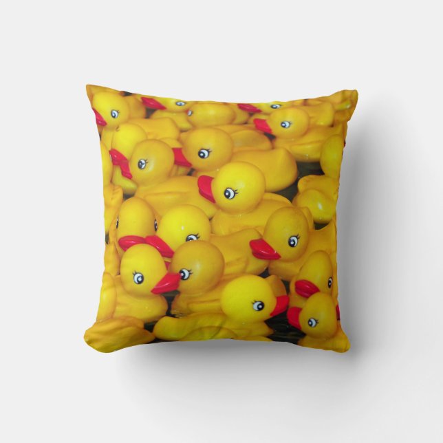 Rubber ducky pattern     cushion (Front)