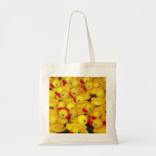 Rubber ducky pattern    tote bag (Front)