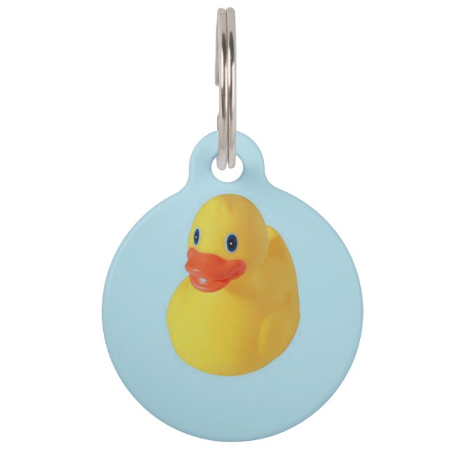 Rubber Ducky Pet Tag (Front)