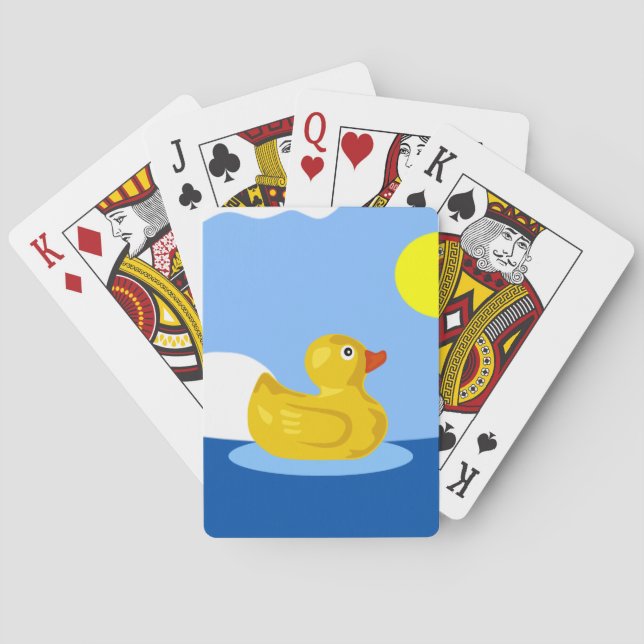 Rubber Ducky Plays Cards (Back)