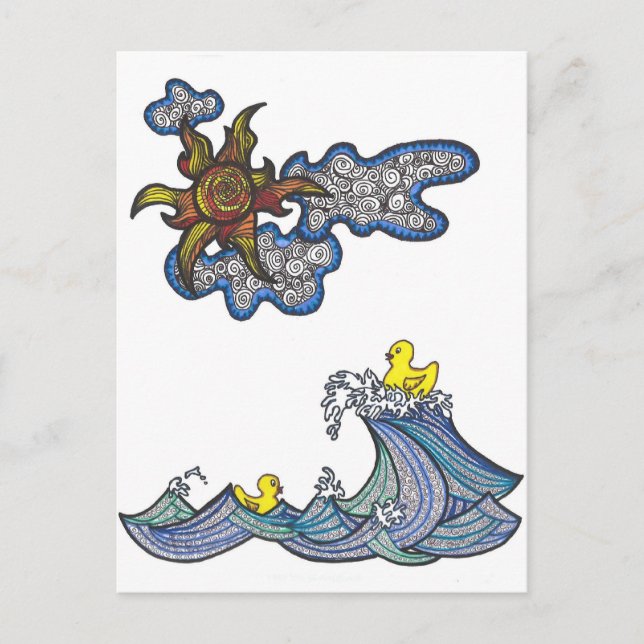 Rubber Ducky Postcard (Front)