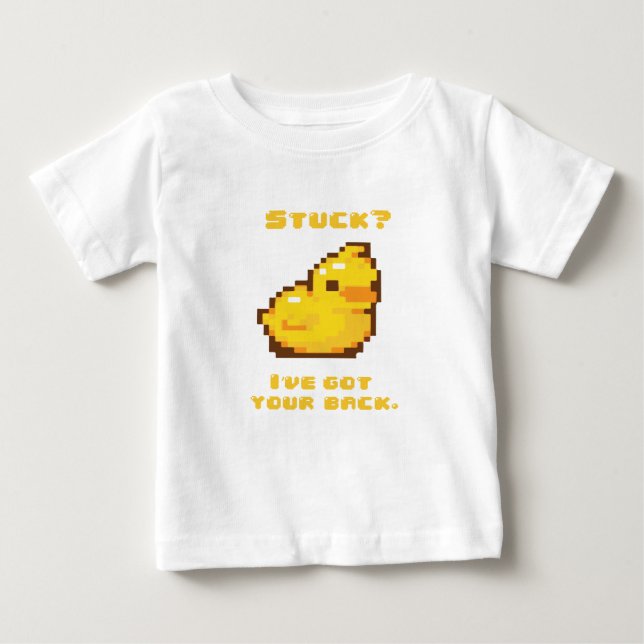 Rubber Ducky Programming Baby T-Shirt (Front)