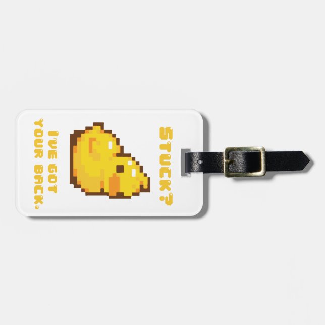 Rubber Ducky Programming Luggage Tag (Front Horizontal)