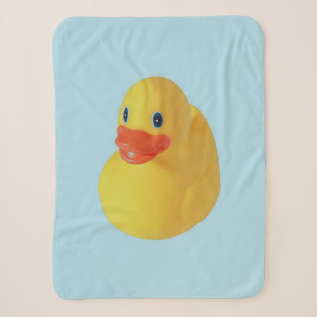 Rubber Ducky Sherpa Blanket (Front)