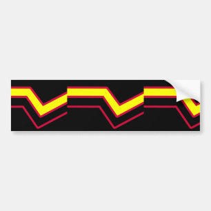 Rubber / Latex Pride Flag Bumper Sticker