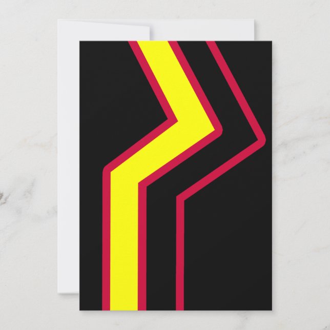 Rubber / Latex Pride Flag Holiday Card (Front)