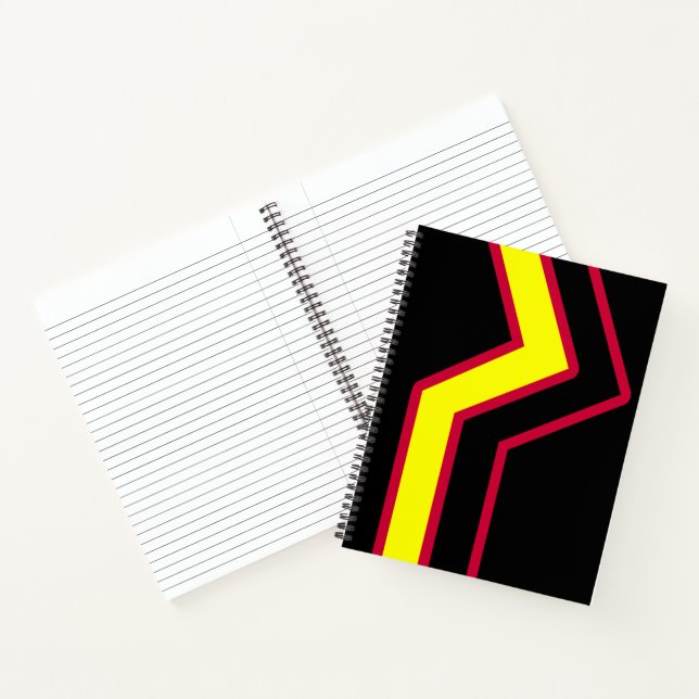 Rubber / Latex Pride Flag Notebook (Inside)