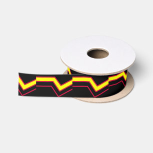Rubber / Latex Pride Flag Satin Ribbon