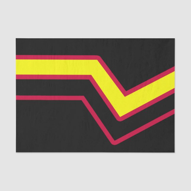 Rubber / Latex Pride Flag Tissue Paper (Front)