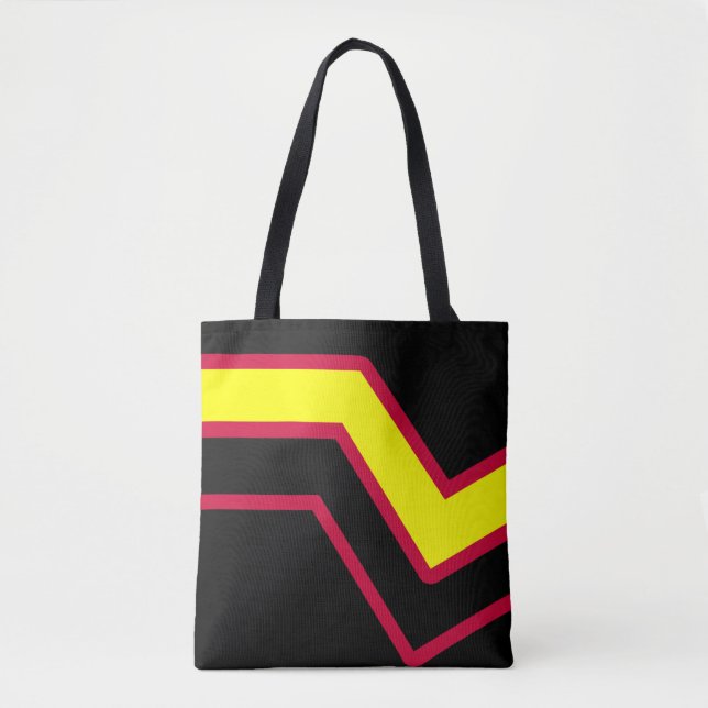 Rubber / Latex Pride Flag Tote Bag (Front)